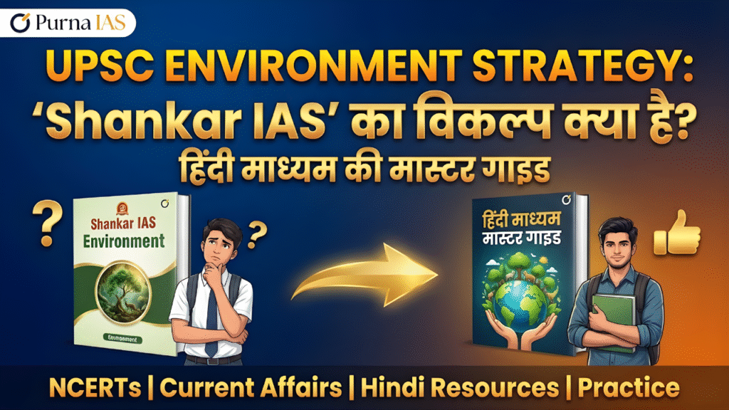 UPSC Environment Strategy: 'Shankar IAS' का विकल्प क्या है? हिंदी माध्यम की मास्टर गाइड