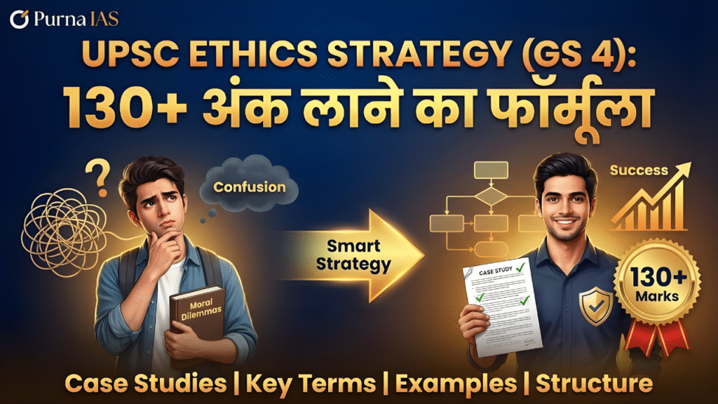 UPSC Ethics Strategy (GS 4): 130+ अंक लाने का फॉर्मूला