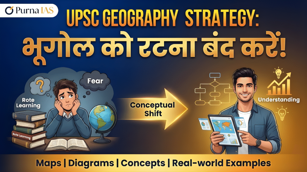 UPSC Geography Strategy: भूगोल को रटना बंद करें!