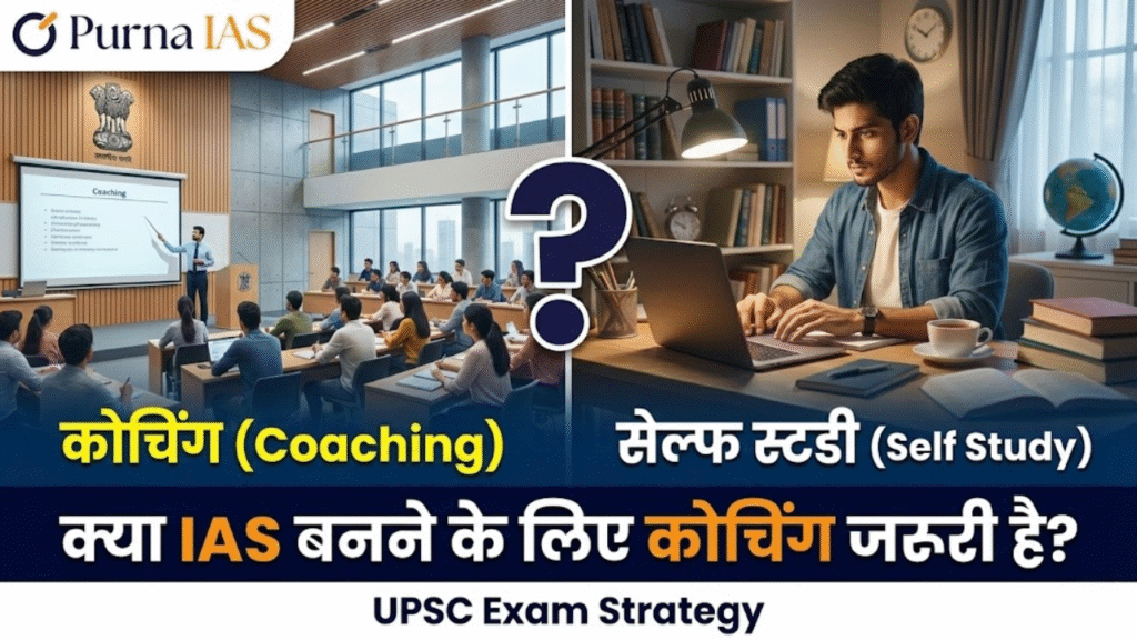 UPSC Coaching vs Self Study