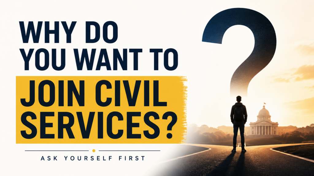 Why Do You Want to Join Civil Services